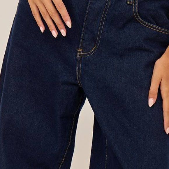 Prettylittlething High-Rise Blue Indigo Women’s Jeans Size 2 New with Tags - Picture 4 of 7